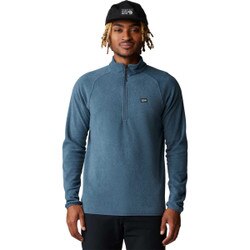 Mountain Hardwear Microchill 1/4 Zip Pullover Men's in Moon Blue Heather